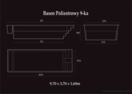 Basen 9-ka rysunek techniczny